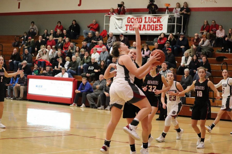 Lady Tornadoes overwhelm Quakers in the 2nd half